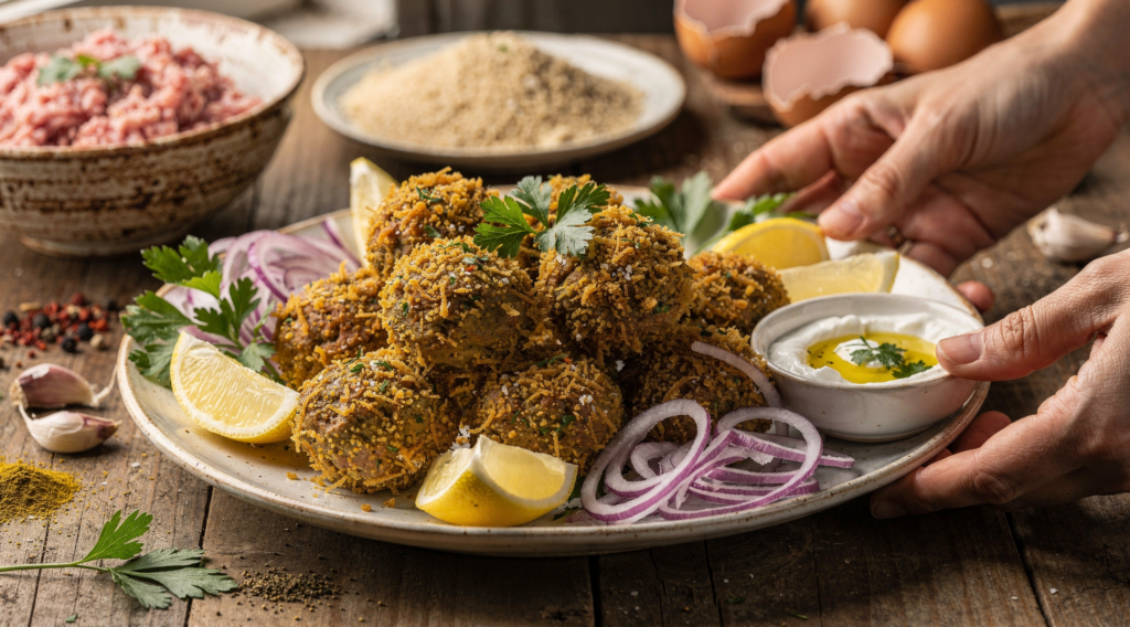 Pan-Fried Meatballs